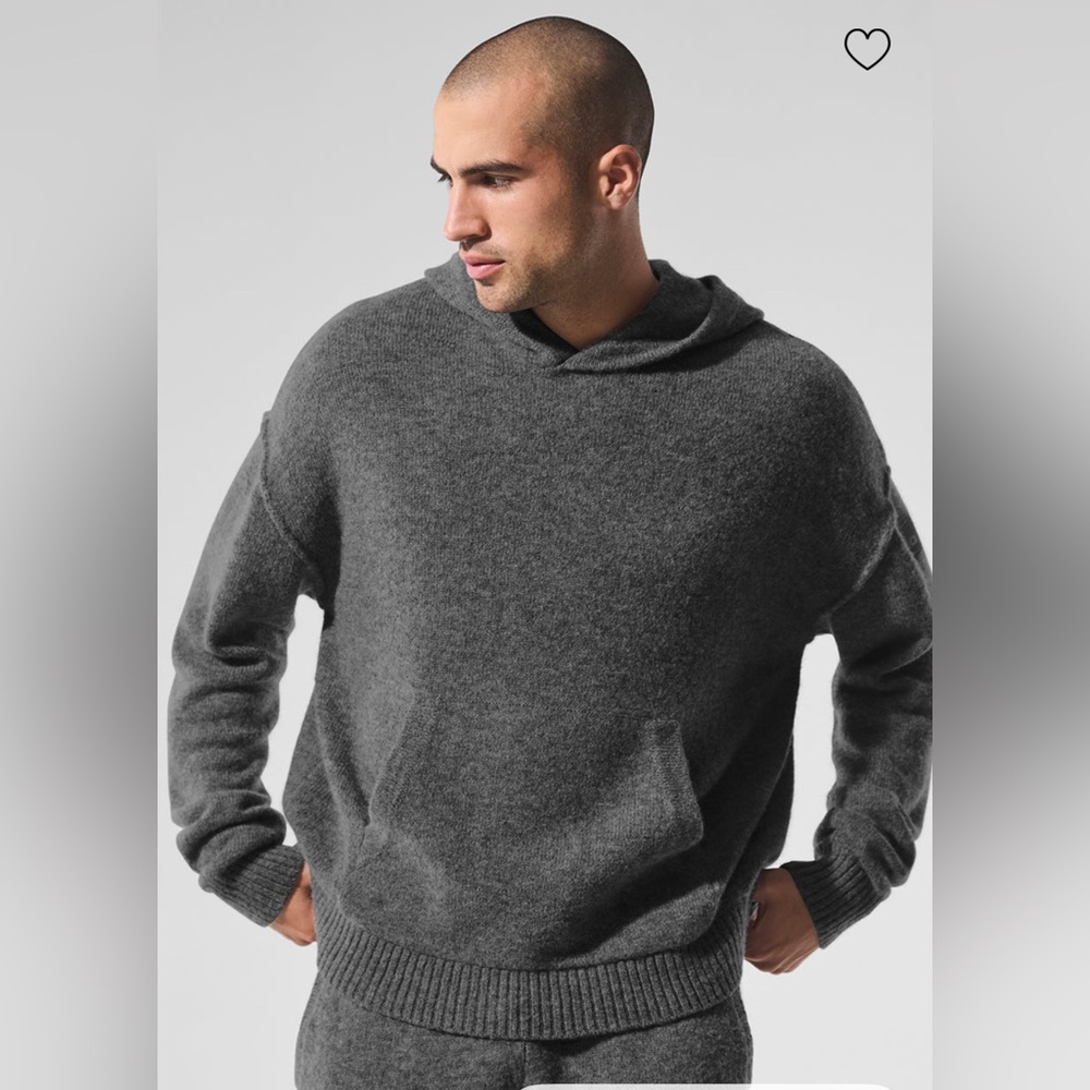 ALO Yoga Men’s “New Class” Wool Cashmere Hoodie (M) *FALL/WINTER PREVIEW*